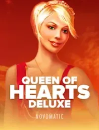 queen of hearts deluxe slot logo